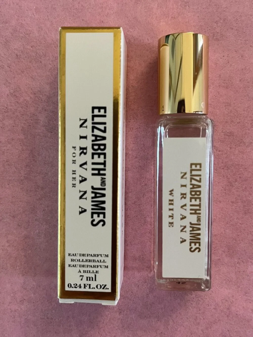 Elizabeth and James Nirvana White EDP Rollerball Discontinued NIB
